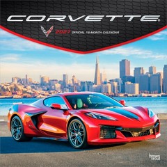 Corvette OFFICIAL | 2027 12×24″ (Hanging) Square Wall Calendar | Plastic-Free