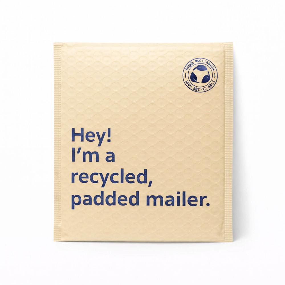 #2 Recycled Padded Bubble Mailers 8.5×11 Self Seal Eco Friendly 100 250 500