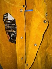 Tillman 3280XL Heavyweight Leather Welding Jacket XL 30” Cowhide Linweld New