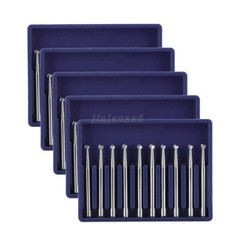 10Pcs Dental Tungsten Carbide Round Burs FG4 FG 1.6mm for High Speed Handpiece