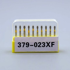30 Burs Dental Diamond Burs FG 379/023XF EGG Shape Extra Fine Coarse Fine Yellow