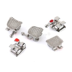 AZDENT Dental Orthodontic Metal Brackets Braces Standard MBT.022 Hooks 345