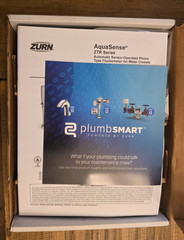 Zurn ZTR6203-EWS AQUASENSE ZTR Exposed Sensor Piston Flush Valve, 0.5 GPF