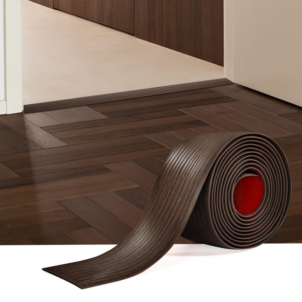 Vinyl Floor Transition Strip Self Adhesive 2 Inch Wide, Non-Slip Waterproof F…