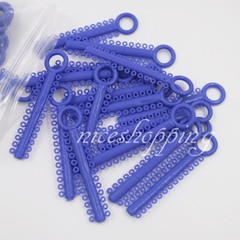 1040Pcs/Bag Dental Orthodontic Super Elastic Ligature Ties Rubber Bands 37 Color