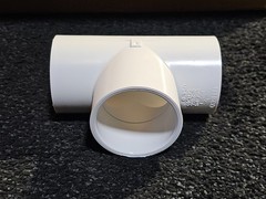 (QTY 10) Nibco 401-025 2-1/2 Inch Slip x Slip x Slip Schedule 40 PVC Tee White