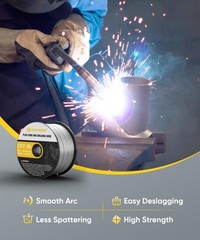 Low Spatter 2.2lbs & 0.035in Flux Core Welding Wire Flux Mig Welder Welding Wire