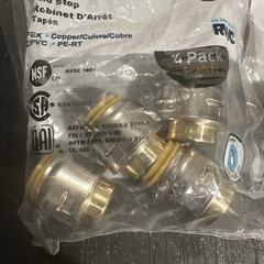 32 Sharkbite Max Push To Connect 1/2” End Stop New Sealed (384)