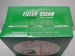 Schwartz Tuffy Milk Filters – 6.5 inch (100)