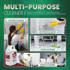 64 Oz, Makes 24 Gallons | All Purpose Multi Surface Cleaner, Plant-Based Essenti
