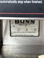 Bunn LPG Single Hopper Low Profile Coffee Grinder Model# 20580 Tested Commercial