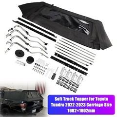 Soft Truck Topper Toyota Tundra 2022-2023 Oxford Fabric Clear Windows
