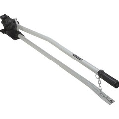 Klutch Rebar Cutter and Bender, 0.625in. Max. Capacity, 90° and 180° Bends,
