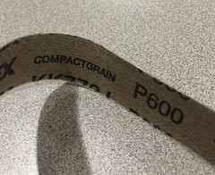 VSM SANDING BELT 1” x 18” P600 ~ LOT OF 10 (feels like 60 grit to me)