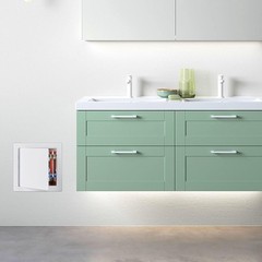 18×18 Inch White Access Doors Reinforced Hinged Panel Drywall Wall Ceiling