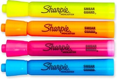 SHARPIE Accent Tank-Style Highlighters 25876 Assorted Colors – 6 Pack