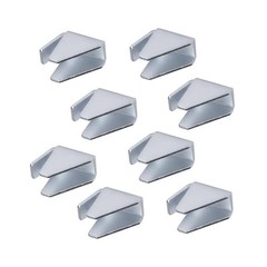 Metal Cabinet Shelf Clips for Husky Garage – Removable 8 Pack, Sliver