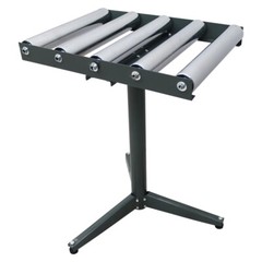 TECHTONGDA 5 Rolls 23.9″-41.6″ Adjustable Conveyor Roller Table 250Lbs Capacity