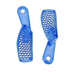 2Pcs Dental Impression Trays Plastic-Steel Denture Autoclavable Upper + Lower