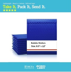 #2 8.5×12 .8.5×11 Poly Bubble Mailer Padded Envelope Bag Premium Navy Blue
