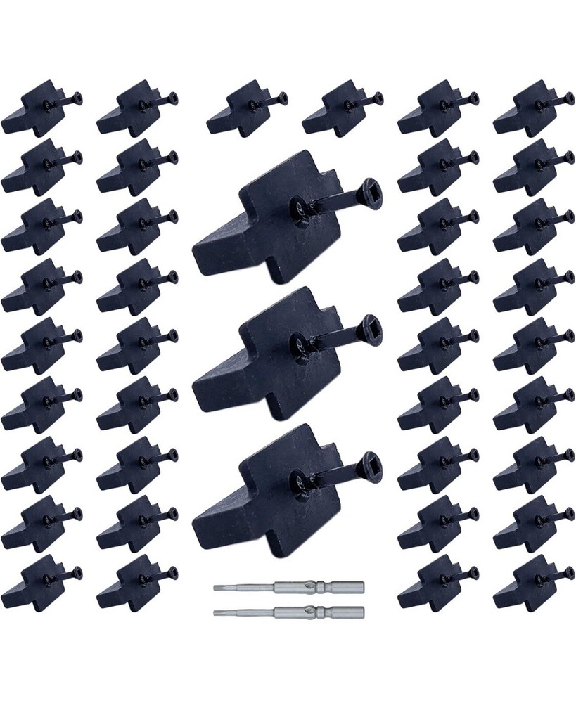 600PCS Hidden Fasteners Deck Fastener Clip Universal Nylon Clips Decking Fast…