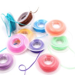 Dental Orthodontic Elastic Power Chain Rubber Braces Bands Continuous/Short/Long