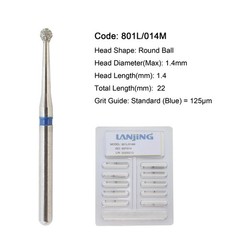 Dental Burs Pear Diamond Bur Egg Football FG Round End Taper Surgical Barrel 330
