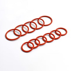 Wire Dia 4mm O-Ring Food Grade Silicone Gasket Sealing Washer OD 12mm-80mm Red