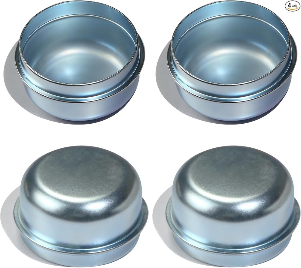 4pcs 1.98” Trailer Hub Dust Caps, Bearing Center Replacement Size: 4pcs 1.98