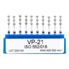 10Pcs Dental Diamond Burs FG For High Speed Handpiece 368-023F /379-023F/VP-21
