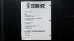 OMC King Cobra 454 Stern Drives Parts Catalog 987282 1990 Service