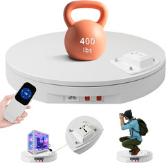 19.7In/50Cm Large Motorized Rotating Display Stand,400Lb Capacity Electric Rotar
