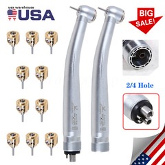 Dental High Speed Air Turbine Handpiece Big Head 2/4Hole For NSK Cartridge