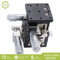 XYZ Axis Manual Precision Linear Stage 40x40mm Trimming Bearing Tuning Platform