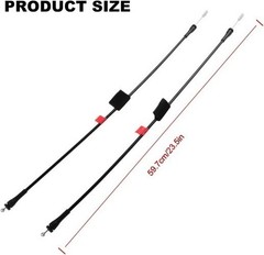 Rear Left Right Side Door Lower Latch Cable Style: F150 Rear Door Lower Cables