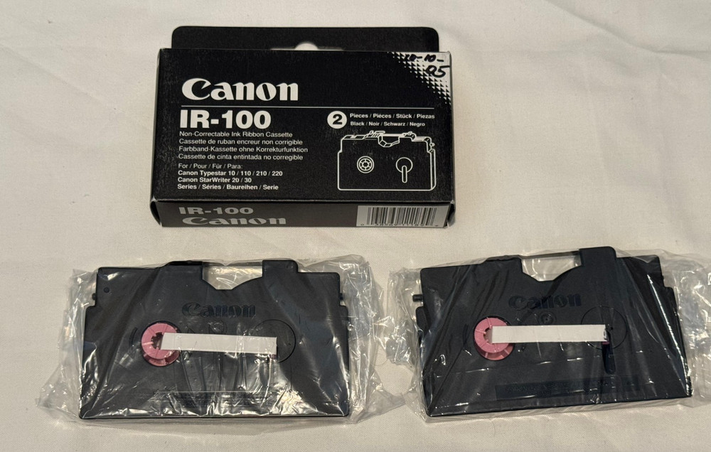 CANON IR-100 Non-Correctable Ink Ribbon Cassette For Canon Typester 0303100164