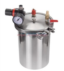 1x NEW Stainless steel Dispenser pressure tank Dispensing storage bucket 1L