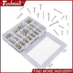 550Pcs 304 Stainless Steel Wood Screws Assortment Kit Phillips #4#6#8#10#12