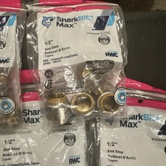 32 Sharkbite Max Push To Connect 1/2” End Stop New Sealed (384)