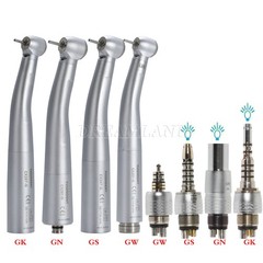 COXO Dental High Speed Fiber Optic Handpiece 6 Holes LED Coupler fit KAV NSK