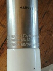 Aflex Hose SANITECH 12-PHA-96in-03-03 030356-96 3/4 Teflon SS 60/90 BAR 800+ PSI