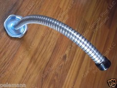 3 New Blitz Style Spout Army Gallon Jerry Gas Can Flexible Metal Pouring Nozzle