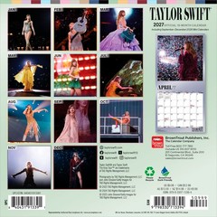 Taylor Swift OFFICIAL | 2027 7×14″ (Hanging) Monthly Mini Wall Calendar