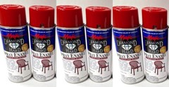 6 Cans Diamond Hard Red Lawn Mower Spray Paint for Snapper Craftsman Scag & More