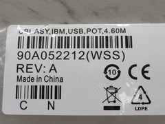 NEW DATALOGIC POS POWERED USB TO TUBULAR 3-PIN POWER & HOST PORT 90A052212