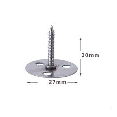 100/50Pc Tire Puncture Spikes Heavy Portable Duty Carbon Steel Round Road Spikes