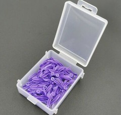 400* Dental Plastic Wedges Concave Design Arc Diastema Wedge w End Circular Hole