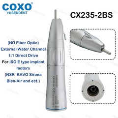 COXO Dental Straight Nose Cone Handpiece Inner Water Channel E Type Fit NSK KAVO