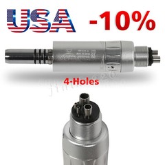 Dental Slow Low Speed Inner Spray Air Motor E-Type Handpiece 4 Hole fit NSK WY4