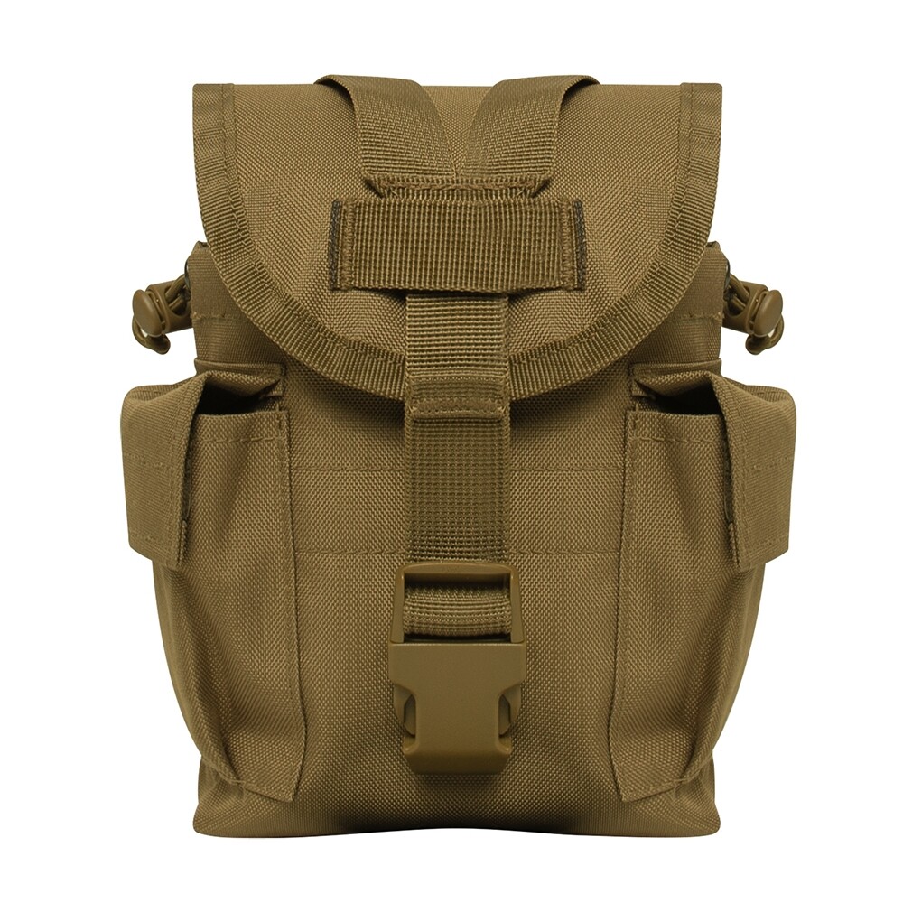 Rothco Coyote Brown Molle Canteen Utility Pouch 3145